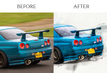 Turn your car, vehicle image into digital watercolor style painting 9 - kwork.com