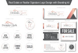I will do real estate or Realtor signature logo design nd branding kit 18 - kwork.com