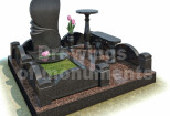 Drawing of the monument, memorial complex, made of Black granite 11 - kwork.com