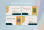 Design outstanding business card design print ready 10 - kwork.com