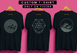I will create custom minimalist t shirt design for your choice 14 - kwork.com