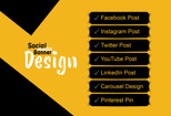 I will create unique social media posts designs for whole month 6 - kwork.com