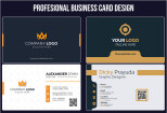 An eye-catchy corporate business card with print ready 10 - kwork.com