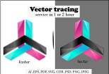 I will do vector tracing, vectorize , redraw and recreate your logo 12 - kwork.com