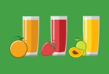 Create cute fruits, food and drink illustrations using illustrator 12 - kwork.com