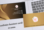 I will create your business card in canva 8 - kwork.com