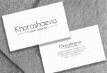 Creating bright and double-sided business cards 10 - kwork.com