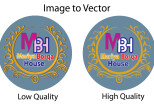 I will do vector tracing in 2 hours and logo design 10 - kwork.com