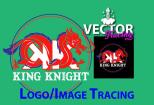 I will vectorize your old logo, sketch, image into quality Vector 10 - kwork.com
