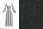 I will make clothing, garment, dress sewing pattern, and cad grading 7 - kwork.com