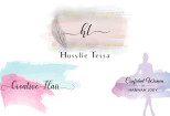 I can design elegant watercolor feminine or luxury signature logo 11 - kwork.com