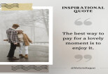 Create Inspirational quotes, social Media posts Designs for you 7 - kwork.com
