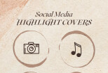 I will high give quality instagram highlight covers templates 8 - kwork.com