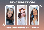 Quality AR filter for Instagram, Facebook 12 - kwork.com