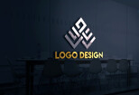 I will 3D Unique minimalist Logo Design in 8 hr + free gifts 7 - kwork.com