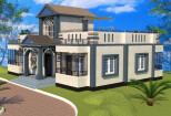 Small House Design, Exterior Design in SketchUp with Rendering 9 - kwork.com
