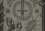 Tattoo medieval 16 - kwork.com