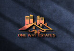 I will do modern minimalist real estate property business logo design 9 - kwork.com