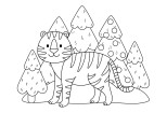 Linear vector graphics illustration in the style of doodle or line art 10 - kwork.com