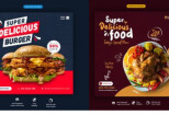 Design food social media post, Facebook, Instagram post 14 - kwork.com