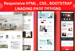 I will be your Front end web developer HTML CSS Bootstrap 9 - kwork.com