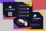 Business card for Mobile Developer - Corporate Identity Template 9 - kwork.com