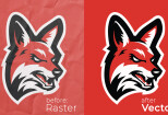 I will vector trace, redraw, recolor your logo,image, sketch to vector 6 - kwork.com