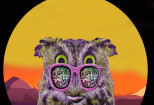 Five Digital Funny Animal Character illustrations Wearing Sunglasses 9 - kwork.com