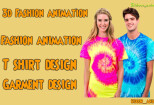 I will create 3d fashion animation and T shirt design 10 - kwork.com
