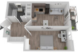 3D visualization of apartments and offices 8 - kwork.com