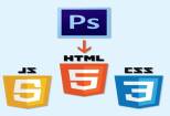 I will create psd to html as per your requirement 8 - kwork.com