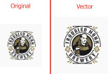 I will trace, vectorize, redraw image or convert logo to vector 7 - kwork.com