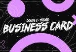 Double-sided business card 10 - kwork.com