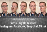 Virtual Try On Glasses - Instagram, Tiktok, Snapchat 9 - kwork.com