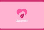 I will largest living land mammals elephant logo design 8 - kwork.com
