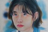 Draw realistic color pencil portrait drawing from photo 9 - kwork.com