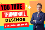 I will create 5 thumbnail in 10 dollar youtube thumbnail desings 6 - kwork.com