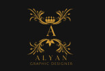 Unique minimalist modern professional business luxury logo design 8 - kwork.com