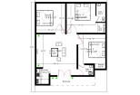 2D house plans and complete set of house drawing 9 - kwork.com