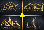 I will design real estate property building mortgage home realtor logo 8 - kwork.com