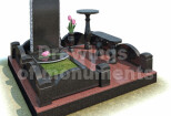 Drawing of the monument, memorial complex, made of Black granite 8 - kwork.com