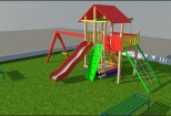 3D Playground and Object modeling 14 - kwork.com