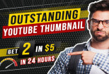I will design a high quality youtube thumbnail in 24 hours 8 - kwork.com