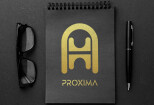 Luxury minimal symbolic flat monogram initial letter text logo design 9 - kwork.com