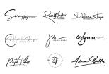 I will design professional modern signature handwritten logo 12 - kwork.com