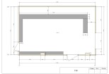 Dimensional plan of the apartment, premises 10 - kwork.com