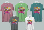 I will do creative typography and custom t-shirt design 19 - kwork.com