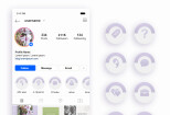 Languid Lavender Olivine - Instagram Pack - Feed+Stories Template +PSD 19 - kwork.com