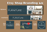 Designing elegant etsy banner, cover, logo and branding kit in 24 hrs 10 - kwork.com