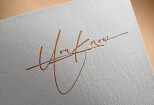 I will design real handwriting signature logo, text logo, and handmade 12 - kwork.com